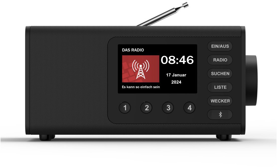 DR1001BT Heimradio schwarz von Hama