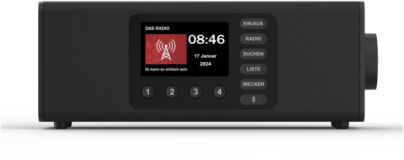 DR2002BT Heimradio schwarz von Hama