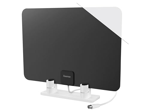 DVB-T/DVB-T2-Zimmerantenne, Performance 15, superflach, Weiß/Schwarz DVB-T/DVB-T2-Zimmerantenne, Performance 15, superflach, Weiß/Schwarz von Hama