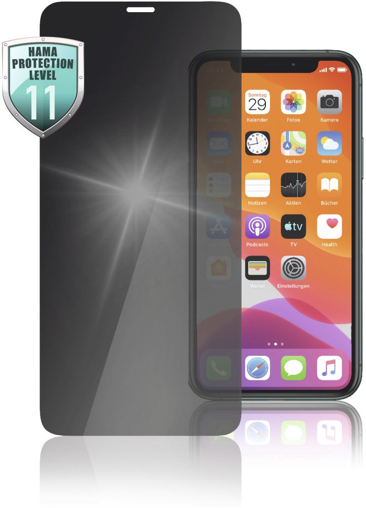 Displayschutzglas Privacy für iPhone XR/11 transparent Displayschutzglas Privacy für iPhone XR/11 transparent von Hama