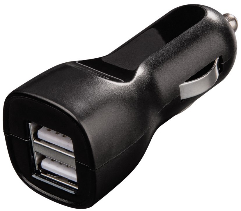 Dual USB KFZ-Ladegerät Auto-Detect schwarz Dual USB KFZ-Ladegerät Auto-Detect schwarz von Hama