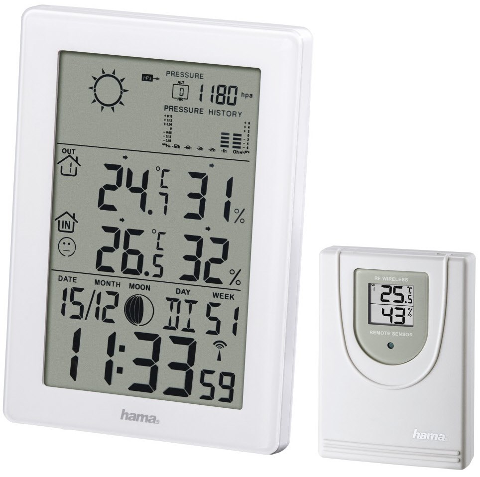 EWS-3200 Wetterstation weiß EWS-3200 Wetterstation weiß von Hama