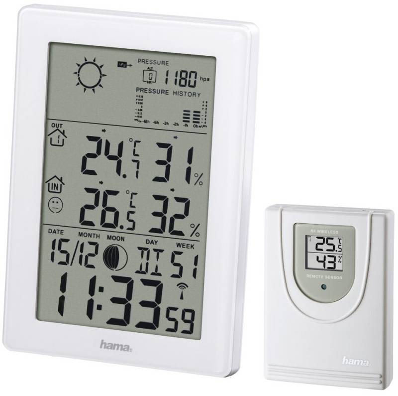 EWS-3200 Wetterstation weiß von Hama