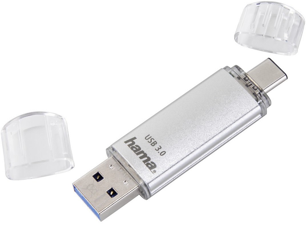 FlashPen C-Laeta USB-C 3.1 (128GB) silber von Hama