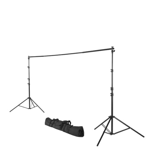 Foto-Hintergrundsystem für Studio und unterwegs, 158-295 cm, ausziehbar von Hama