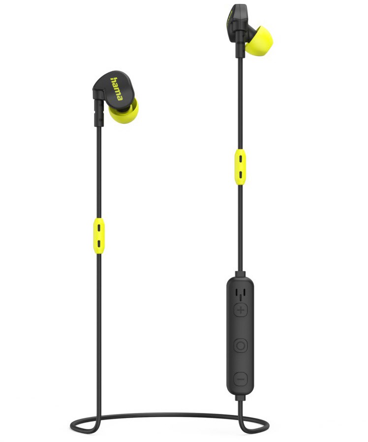 Freedom Athletics II kabelloser In-Ear Kopfhörer schwarz von Hama