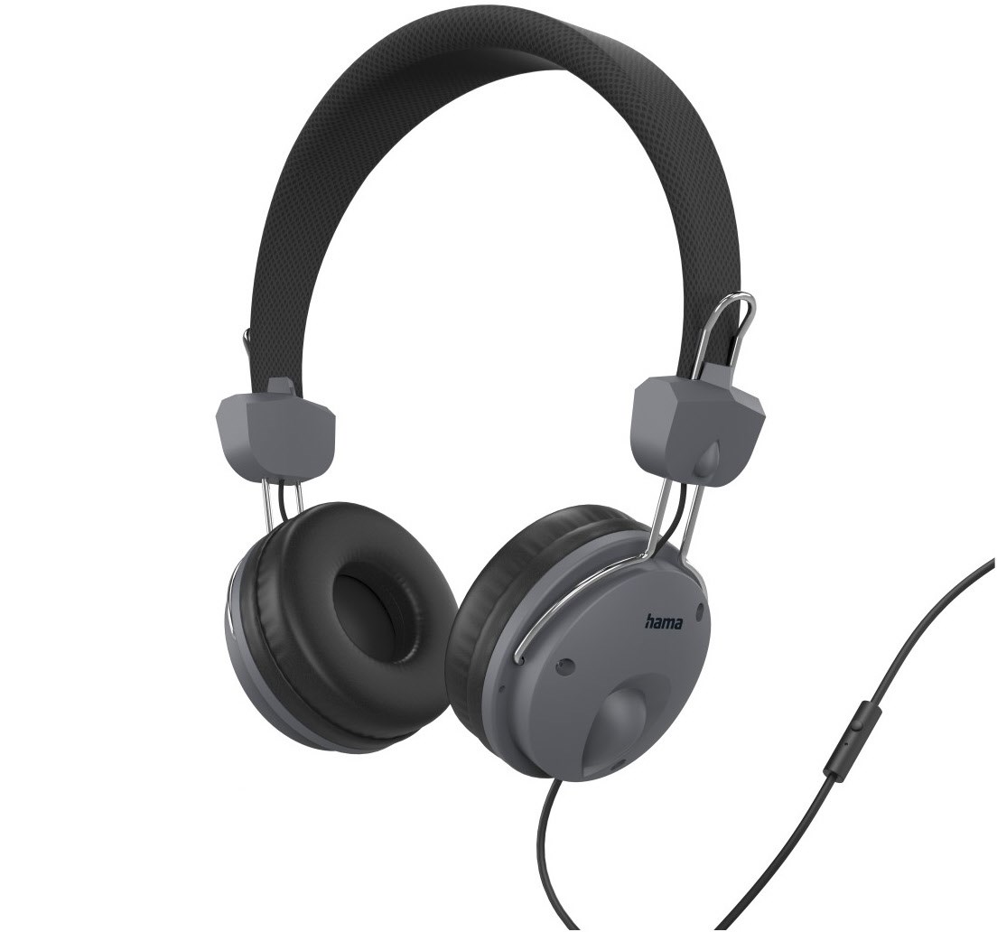 Fun Kopfhörer mit Kabel schwarz Fun Kopfhörer mit Kabel schwarz von Hama