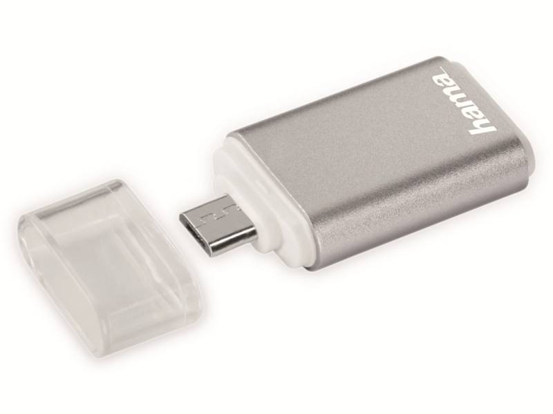 HAMA Cardreader 181019, Micro-USB, OTG, Micro-SD von Hama