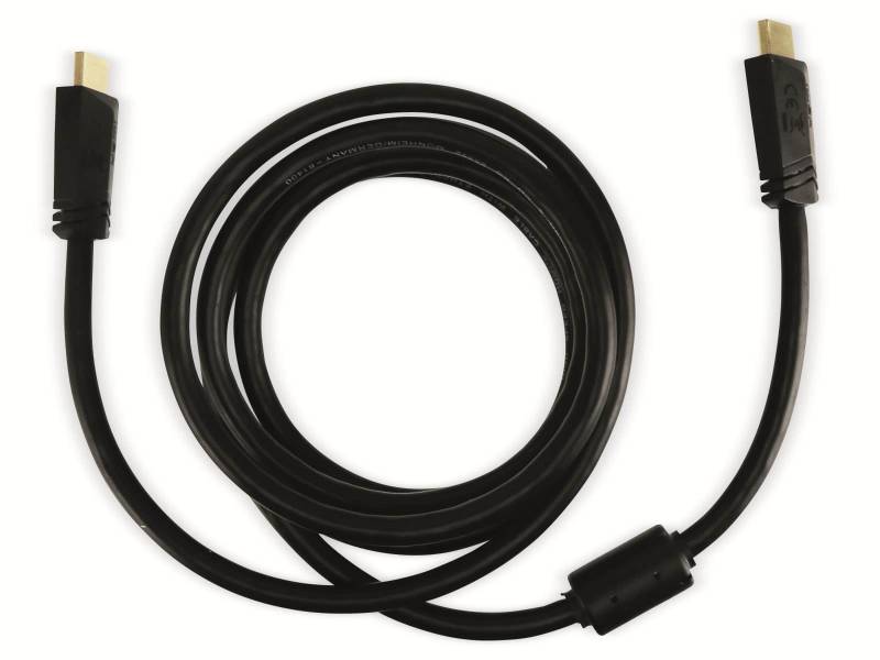 HAMA HDMI-Kabel, 1,80 m, Ferrit, schwarz von Hama