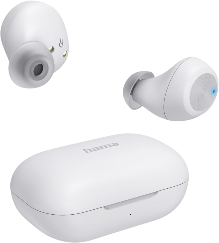 HAMA Kabellose Kopfhörer, Spirit Chop II, TWS, In-Ear, Equalizer, Weiß von Hama
