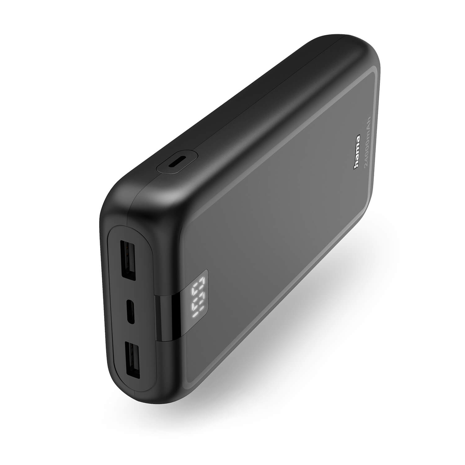 HAMA - Powerbank 24000mAh 2xUSB-A+1xUSB-C Anthracite von Hama