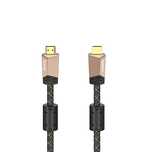 HDMI™ Premium Kabel mit Ethernet, männlich, Ferrit, Metall, 1,5 m von Hama