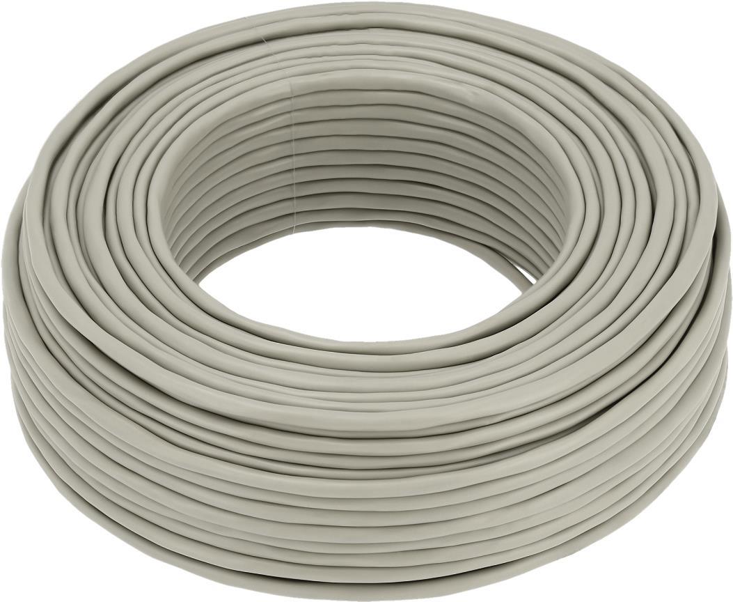 Hama 00020261 Telefonkabel 50 m Grau (00020261) von Hama
