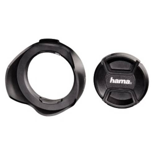Hama 00093677 Gegenlichtblende mit Objektivdeckel von Hama