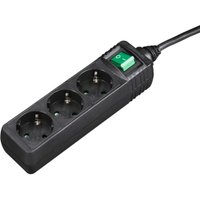 Hama 00108835 Steckdosenleiste, 3-fach, mit Schalter, 5 m, Schwarz Hama 00108835 Steckdosenleiste, 3-fach, mit Schalter, 5 m, Schwarz von Hama