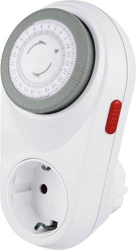 Hama 00137251 Steckdosen-Zeitschaltuhr analog Tagesprogramm 3500W von Hama