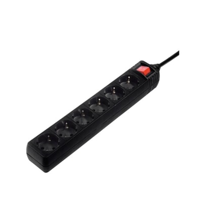 Hama 00137266 Steckdosenleiste, 6-fach, mit Schalter, 5 m, Schwarz Hama 00137266 Steckdosenleiste, 6-fach, mit Schalter, 5 m, Schwarz von Hama