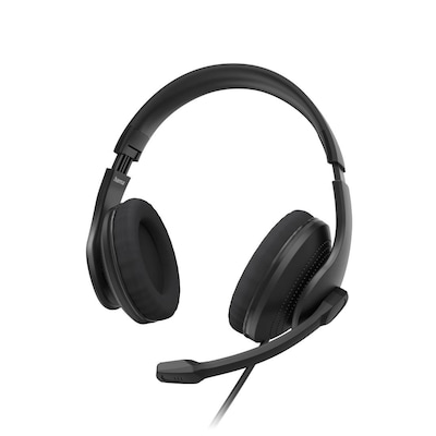 Hama 00139935 PC-Office-Headset HS-USB300 V2 Stereo schwarz Hama 00139935 PC-Office-Headset HS-USB300 V2 Stereo schwarz von Hama
