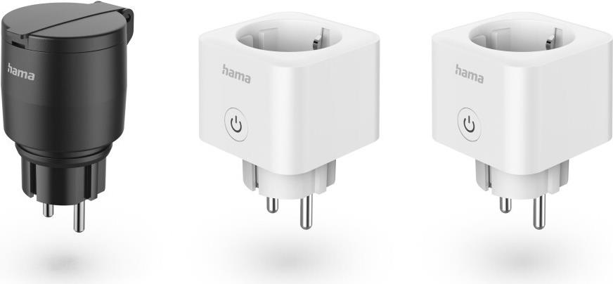 Hama 00176657 Smart Plug 3680 W Haus Schwarz - Weiß (00176657) von Hama