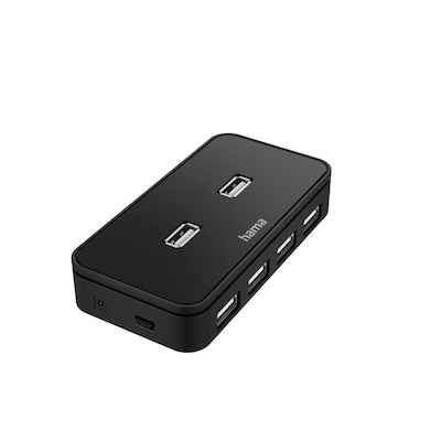 Hama 00200123 USB-Hub, 7 Ports, USB 2.0, 480 Mbit/s, inkl. Kabel und Netzteil Hama 00200123 USB-Hub, 7 Ports, USB 2.0, 480 Mbit/s, inkl. Kabel und Netzteil von Hama