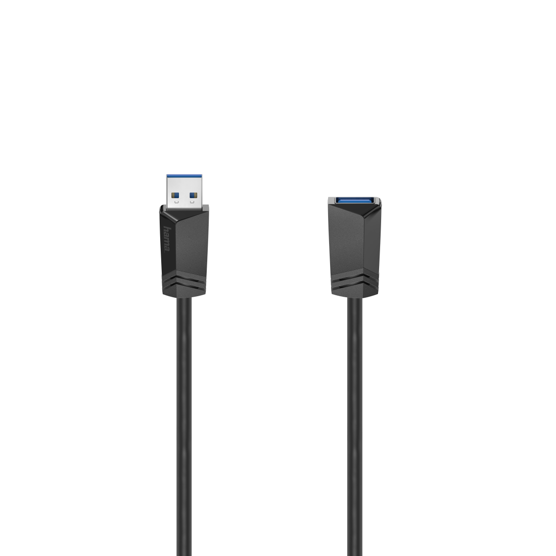 Hama 00200628 USB Kabel 1,5 m USB A Schwarz (00200628) von Hama