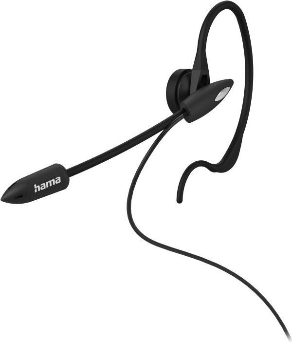 Hama 00201156 Kopfhörer & Headset Ohrbügel Schwarz - Silber (00201156) von Hama