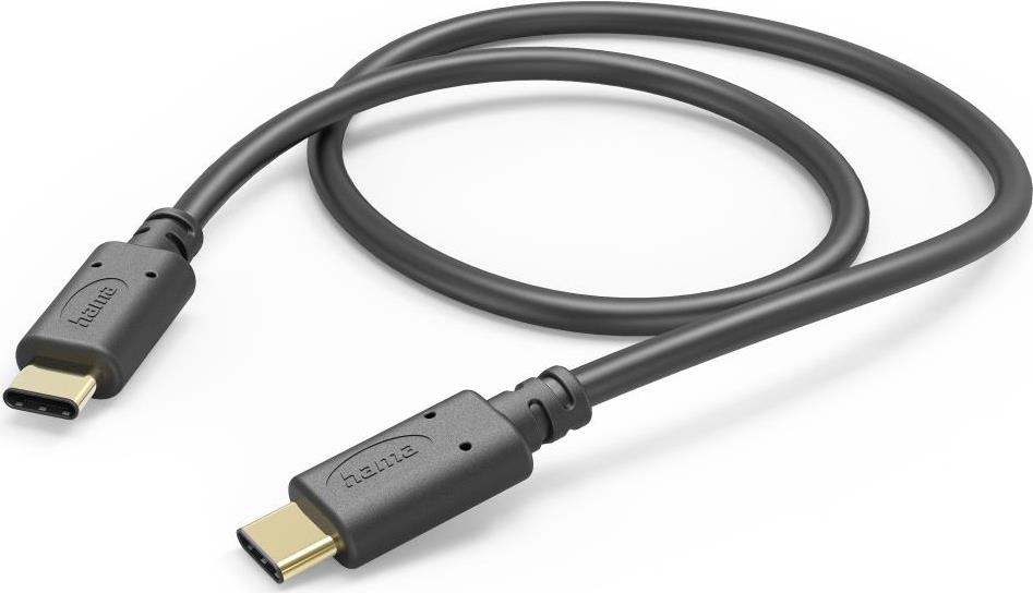Hama 00201589 USB Kabel 1 m USB 2.0 USB C Schwarz (00201589) von Hama