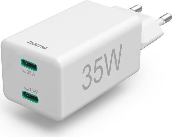 Hama 00201694 Ladegerät für Mobilgeräte Weiß Indoor (00201694) von Hama