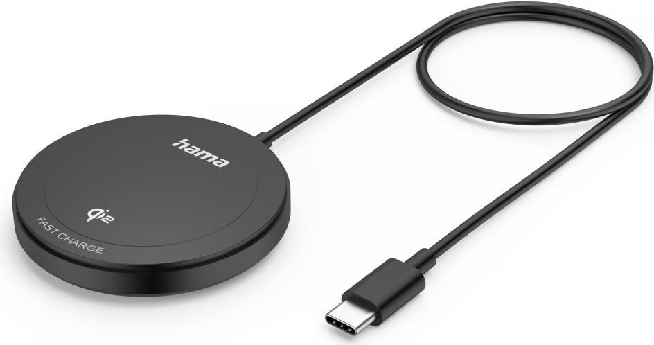 Hama 00201725 Empfänger für das drahtlose Laden von Mobilgeräten Handy/Smartphone USB Typ-C (00201725) von Hama