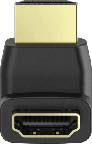 Hama 00205164 HDMI Adapter [1x HDMI-Buchse - 1x HDMI-Stecker] Schwarz von Hama