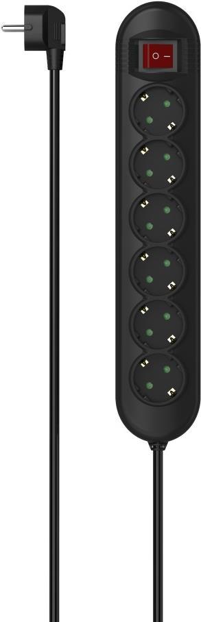 Hama 00223024 Intelligente Steckerleiste 6 AC-Ausgänge 1,4 m (00223024) von Hama