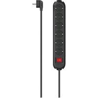 Hama 00223132 Steckdosenleiste, 6-fach, 90° gedreht, Schalter, Wandmontage, 2 m, Schwarz Hama 00223132 Steckdosenleiste, 6-fach, 90° gedreht, Schalter, Wandmontage, 2 m, Schwarz von Hama