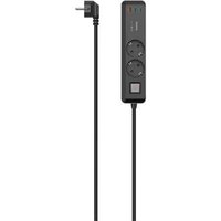 Hama 00223188 Steckdosenleiste, 2-fach, USB-C/A 65W, PD, Schalter, 1,4 m, Schwarz/Grau Hama 00223188 Steckdosenleiste, 2-fach, USB-C/A 65W, PD, Schalter, 1,4 m, Schwarz/Grau von Hama