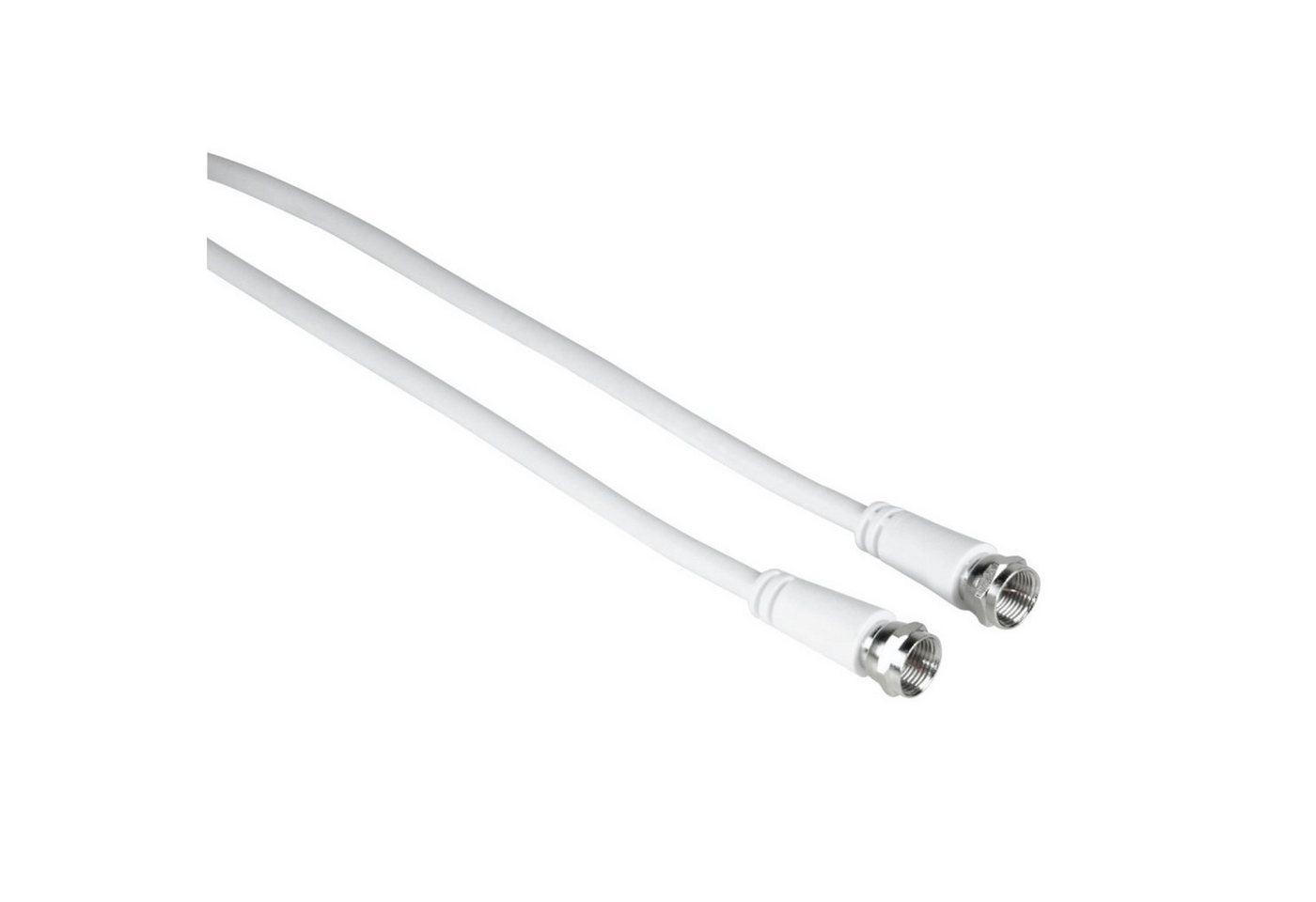 Hama 1,5m Sat-Kabel 85dB Antennen-Kabel F-Stecker Video-Kabel, F-Stecker, Kein (150 cm), geeignet für Full HD TV 4K UHD HD+ HDR DVB-S2, 75 db doppelt geschirmt von Hama