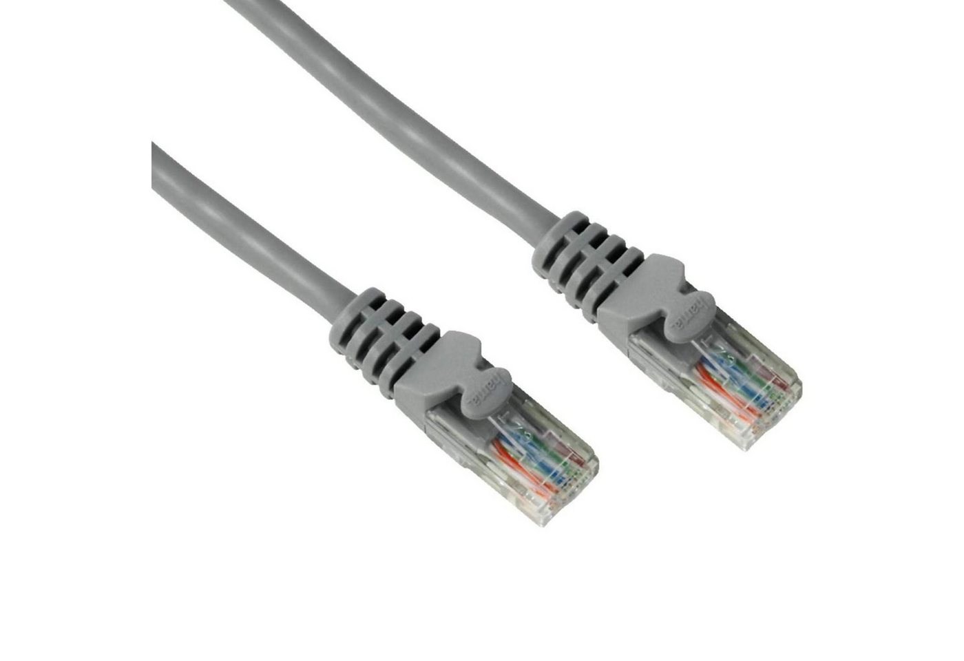 Hama 10m Netzwerk-Kabel Cat5e UTP Lan-Kabel Grau LAN-Kabel, RJ45, Kein (1000 cm), Patch-Kabel Cat 5e Gigabit Ethernet von Hama