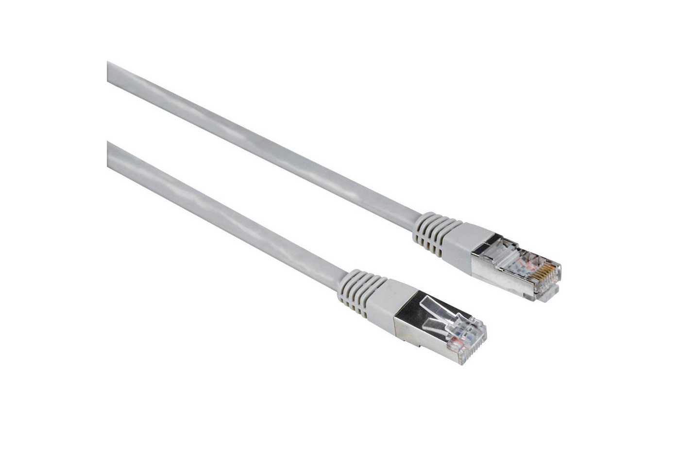 Hama 10m Netzwerk-Kabel Cat5e UTP Lan-Kabel Grau LAN-Kabel, RJ45, Kein (1000 cm), Patch-Kabel Cat 5e Gigabit Ethernet von Hama