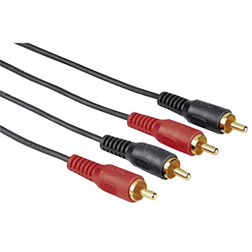 Hama 11946 Audio-Kabel (2 Cinch-Stecker, 1,5 m) von Hama