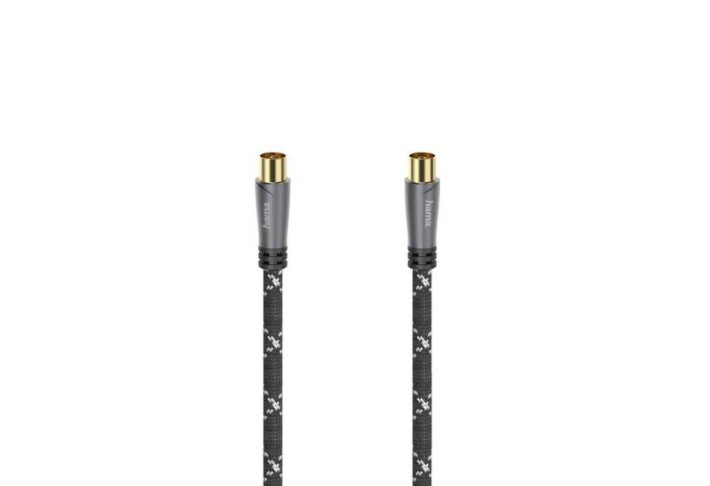 Hama 120dB TV-Kabel Signalübertragungskabel Optimale Empfangsqualität SAT-Kabel, (150 cm) von Hama