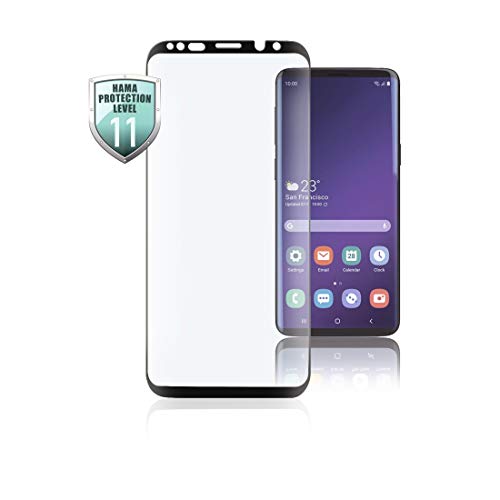Hama 186246 Displayschutzglas Passend fuer (Handy): Samsung Galaxy S10 1St., Schwarz von Hama