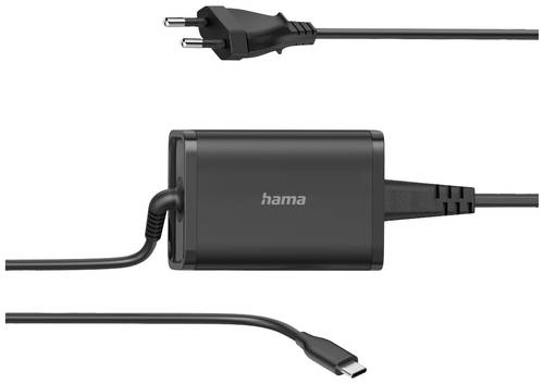 Hama 200006 USB-Ladegerät 65W 5 V/DC, 20 V/DC 3.25A automatische Bereichsumschaltung von Hama