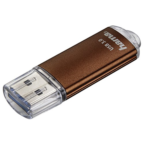 Hama 256GB USB-Stick USB 3.0 Datenstick (90 MB/s Datentransfer, USB-Stick mit Öse zur Befestigung am Schlüsselring, Speicherstick, Memory Stick mit Verschlusskappe, z. B. für Windows/MacBook) bronze von Hama