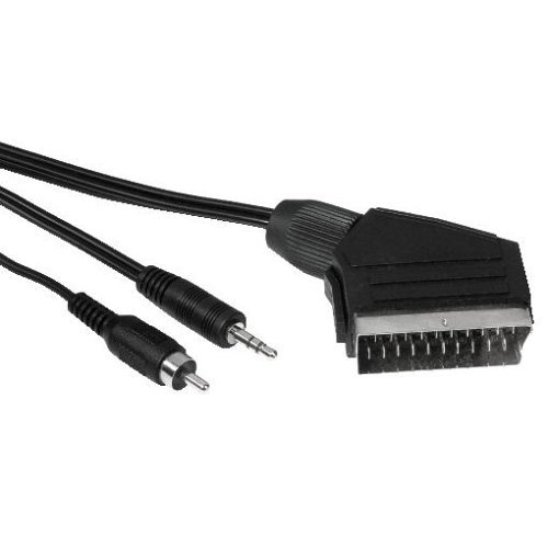 Hama 3,5-mm-Klinkenstecker Stereo + Cinch-St. - Scart-St., 10 m von Hama
