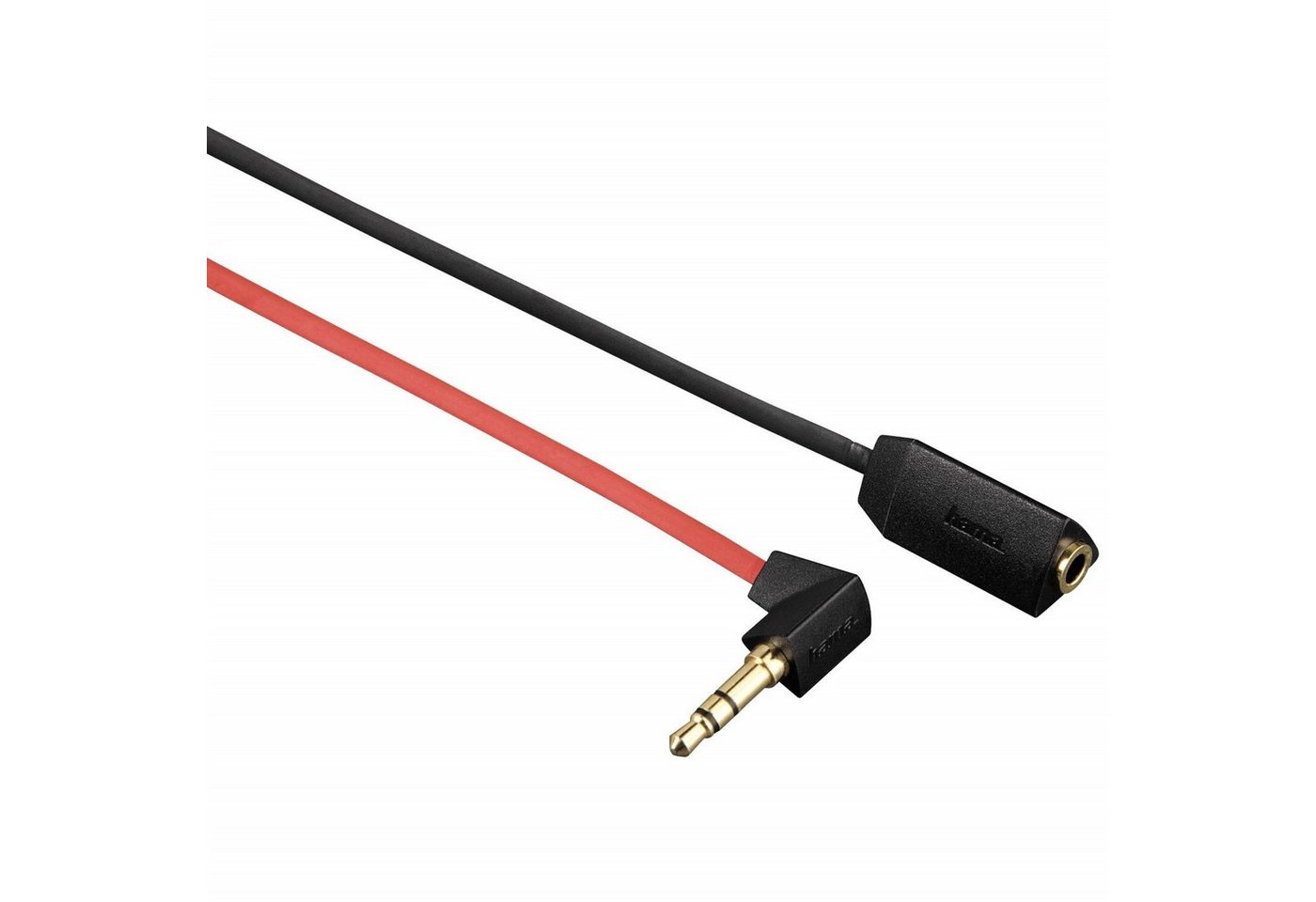 Hama 3,5mm Klinken-Verlängerung Stereo 1,5m Audio-Kabel, 3,5-mm-Klinke, Audio (150 cm), Klinken-Kabel 3,5-mm Buchse Kupplung auf Stecker, Verlängerungs-Kabel von Hama