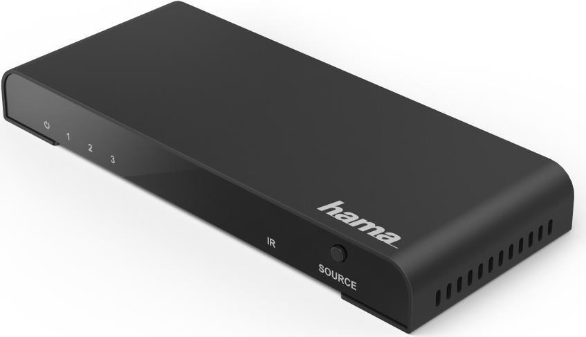Hama 3x1 - Switch - 4 x HDMI - Desktop Hama 3x1 - Switch - 4 x HDMI - Desktop von Hama