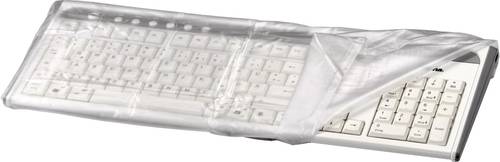 Hama 42200 Staubschutzhaube Tastatur Transparent (L x B x H) 216 x 483 x 51mm von Hama