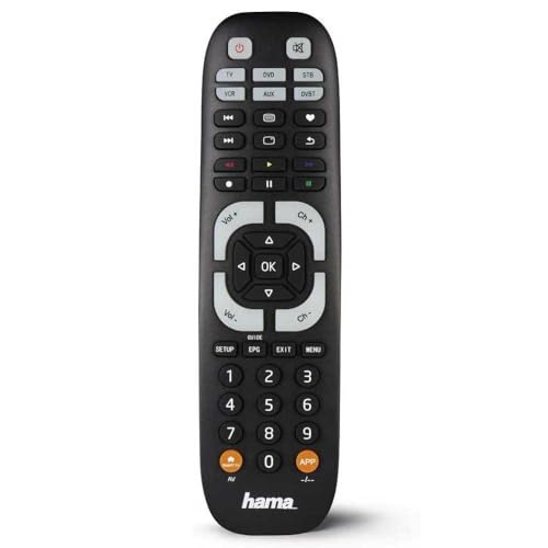 Hama 6in1 Fernbedienung Universal 6in1 Remote Control schwarz von Hama