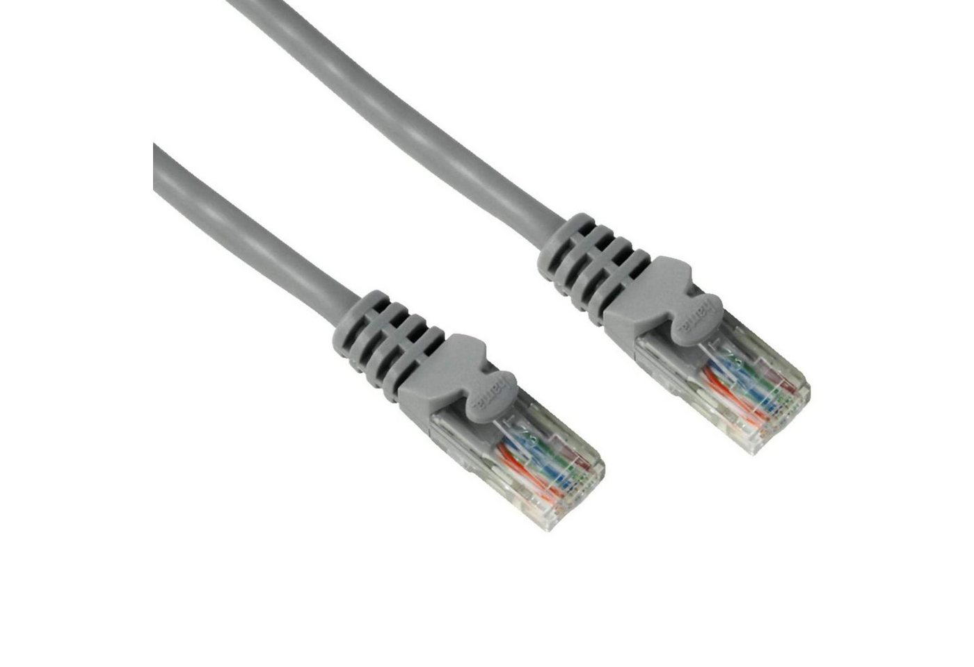 Hama 7,5m Netzwerk-Kabel Cat5e UTP Lan-Kabel Grau LAN-Kabel, RJ45, Kein (750 cm), Patch-Kabel Cat 5e Gigabit Ethernet von Hama
