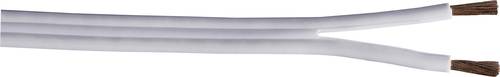 Hama 86601 Lautsprecherkabel 2 x 0.75mm² Weiß Meterware von Hama
