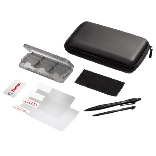 Hama 8in1 Zubehör-Set Starter Tasche Game-Case 2x Stift für Nintendo New 3DS XL / 3DS XL Konsole von Hama