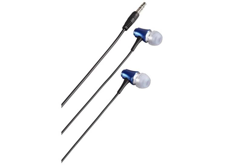 Hama ALU In-Ear Kopfhörer Headset Aqua Blau In-Ear-Kopfhörer (Stereo, Geräuschunterdrückung, 3,5mm, 3,5mm Klinken-Stecker Universell passend für MP3 iPod Nintedo 3DS 2DS) von Hama